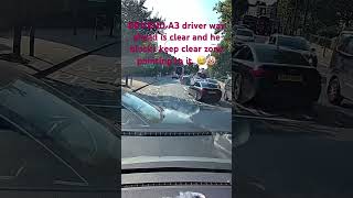 Bellend A3 driver dashcam uk idiotsincars [upl. by Wylen]