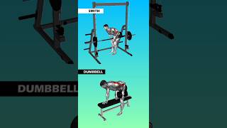 Smith Machine vs Dumbbells Back Gains workout exercises GymFit177 [upl. by Reube]