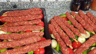 Kebap Tarifi AdanZye Evde Orjinal Adana Kebap Nasıl Yapılır Patlıcan Et Kebabı Nefis Yemek Tarifleri [upl. by Attenehs]