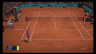 Tiebreak 2024 PC Carlos Alcaraz Vs Alexander Zverev Madrid Early Access 5 Hard Difficulty 3070 Ti [upl. by Nolos]