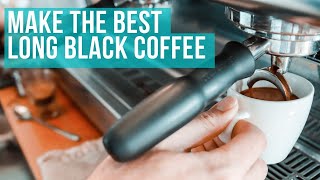 How to Make a Long Black Coffee Our Special Method [upl. by Wolenik]