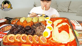 ASMR MUKBANG 편의점 핵불닭 미니 떡볶이 amp 핫도그 amp 김밥 FIRE Noodle amp HOT DOG amp GIMBAP EATING SOUND [upl. by Anirehc]