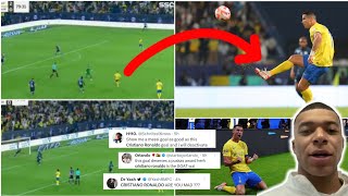 🔥😱 Ronaldo Fans crazy reactions to Cristiano Ronaldo scores stunning longrange goal for Al Nassr [upl. by Nwahsan159]