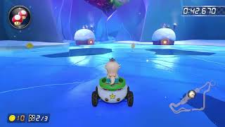 3DS Rosalinas Ice World 200cc  125979  Technical Mario Kart 8 Deluxe World Record [upl. by Nairadal]