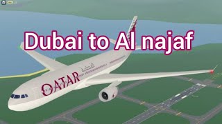 Qatar Airways Full Flight ✈️  Boeing 777 Dubai to AlnajafTrip ReportReal Sound 🔊Emirates pilot [upl. by Darreg]