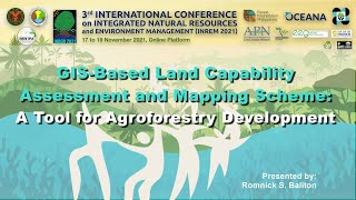 GISBased Land Capability Assessment and Mapping Scheme ATool for Agroforestry Development [upl. by Mame]