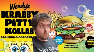 Wendys Krabby Patty Kollab Coming Tomorrow [upl. by Arakihc]