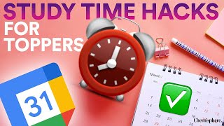 Time management tips  Google Calendar  Study hacks  Study time table [upl. by Salvucci]