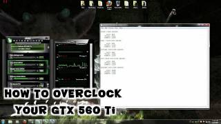 How to overclock an Nvidia GTX 560 Ti [upl. by Albertson]