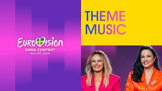 Eurovision Song Contest  Malmö 2024 Theme Music 🇸🇪  unitedbymusic [upl. by Odranoel843]