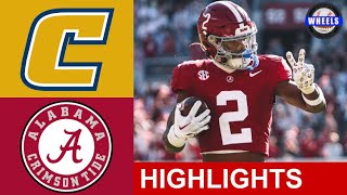 8 Alabama vs Chattanooga Highlights  College Football Week 12  2023 College Football Highlights [upl. by Ynalem]