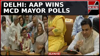 AAP Defeats BJP By Mere 3 Votes To Win MCD Mayor Polls Mahesh Kumar New Delhi Mayor  Top News [upl. by Kcirneh339]