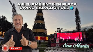 Así el ambiente en Plaza Divino Salvador del Mundo 🌎 elsalvador 2024 [upl. by Ali]