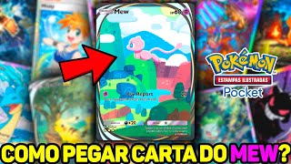 COMO CONSEGUIR MEW NO POKÉMON POCKET [upl. by Enael]