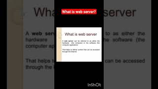 What is web servercomputerscience computer webserver computerknowledge networking [upl. by Nivahb]