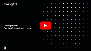 Twingate Deployment Deploy Connector on Linux [upl. by Brower]