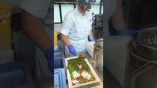 Epcot Festival Of The Holidays liquid nitrogen cake pop christmas shorts science cake yummy [upl. by Eserehc934]