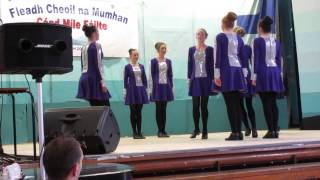 Munster Fleadh Nenagh Kilcummin 12 15 Ladies Set Dancers [upl. by Liberati]