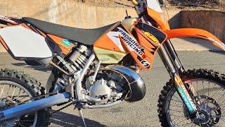 2002 KTM 200 EXC AMA CHAMPIONSHIP WINNING MODEL [upl. by Vanthe]