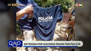 Interpol detiene a joven que se hacía pasar por policía con uniforme falso [upl. by Norrahc]