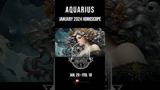 Aquarius January 2024 Horoscope  Astrology Forecasts amp Monthly Predictions [upl. by Pollitt]