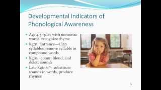 Developing Phonological Awareness in Young Children [upl. by Amick]