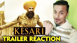 KESARI Movie Trailer REATION  REVIEW  Akshay Kumar Parineeti Chopra [upl. by Odlabso]