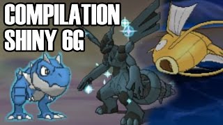 TOUTES MES CAPTURES DE SHINY EN 6G  Pokémon XY amp ROSA [upl. by Nosnej945]