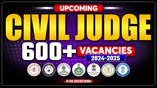 Upcoming Judiciary Vacancies 20242025  Over 600 vacancies  Vasu Dev Monga [upl. by Naquin]