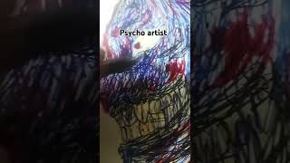 Psycho artist ☠️song drawing [upl. by Nehtiek]