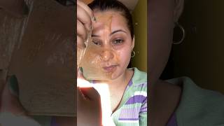 Peeling my dead skin peeling peeloffmasks peelingdeadskin shortsviral mask diy remedies [upl. by Notsuoh]