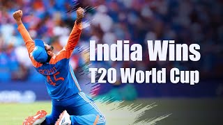 India Wins T20 World Cup 2024 [upl. by Eolc447]