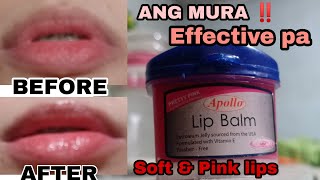 Apollo Lip Balm Review  Bilis ng RESULTS [upl. by Luapnoj353]