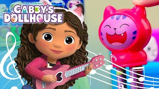 Lets Jam More Musical Fun with Gabby 🎵  GABBYS DOLLHOUSE TOY PLAY ADVENTURES [upl. by Anaej62]