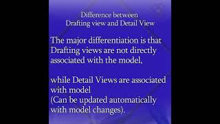 Difference between Drafting view and Detail View in REVIT [upl. by Clare]