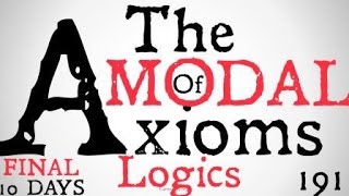 Axioms of Modal Logics Summary [upl. by Downe]