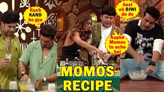 Laughter Chefs Episode Krishna Abhishek Sudesh Nia Sharma Momos Recipe  Bharti Singh Comedy [upl. by Nnaoj]