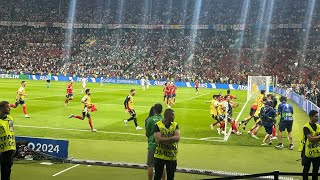 Spain Insane Reactions to Oyarzabal 21 Goal vs England EURO Final [upl. by Nairahcaz788]