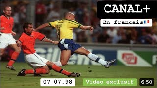 Brésil PaysBas 070798 Vidéo Exclusif Canal  En français 🇫🇷 [upl. by Ireg164]