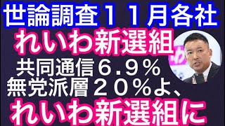 世論調査 無党派層20〜３０％よ、れいわ新選組に入れるメリット解説 生活が楽に officialreiwa reiwashinsengumiouen [upl. by Sorensen167]