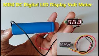 Mini DC 032V Digital LED Display Volt Meter  Trick  POWER GEN [upl. by Htesil673]