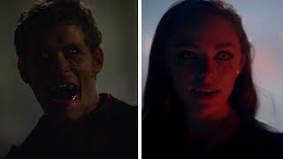 Klaus Becomes A Hybrid vs Hope Becomes A Tribrid  Scene Comparison  TVD amp Legacies [upl. by Abbye]