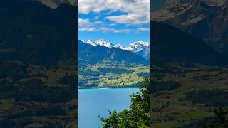 Sigriswil Switzerland ❤️ switzerland travel swissalps lakethun travelblogger nature bridge [upl. by Atled]