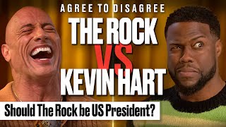 The Rock amp Kevin Hart Argue Over The Internets Biggest Debates  Agree To Disagree  ladbiblestories [upl. by Dahsra179]