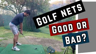 Golf Practice Nets  Good or Bad for your Golf Swing [upl. by Ilenay625]