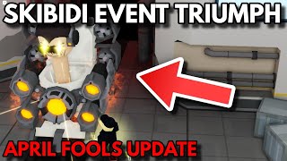 SKIBIDI TOILET EVENT TRIUMPH  ROBLOX Tower Defense Simulator [upl. by Namijneb]