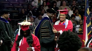 Classified Employee Of The Year Graduates With Master’s Degree Thanks To WSFCS Transition 2 Teach [upl. by Adnilra]