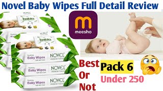 Novel Baby Wipes Full Detail Review Best Or Not trending trendingvideo video viralvideo youtube [upl. by Ardnahsal873]