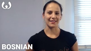 WIKITONGUES Mirela speaking Bosnian [upl. by Rosol]