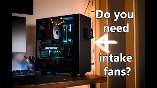 Are front intake fans WORTH IT on the NZXT S340 [upl. by Ahcsatan960]